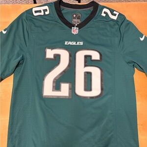 Nike Midnight Green Eagles Jersey Saquon Barkley 26